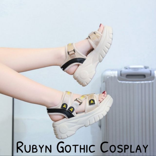 [NEW]  Giày Sandal Độn Đế 6cm ( Size 35 - 40 )  (Tài khoản Shopee duy nhất: gothic.cosplay )