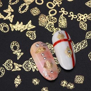 Hạt kim sa 3D đính móng tay BUTTERFLY CHARMS