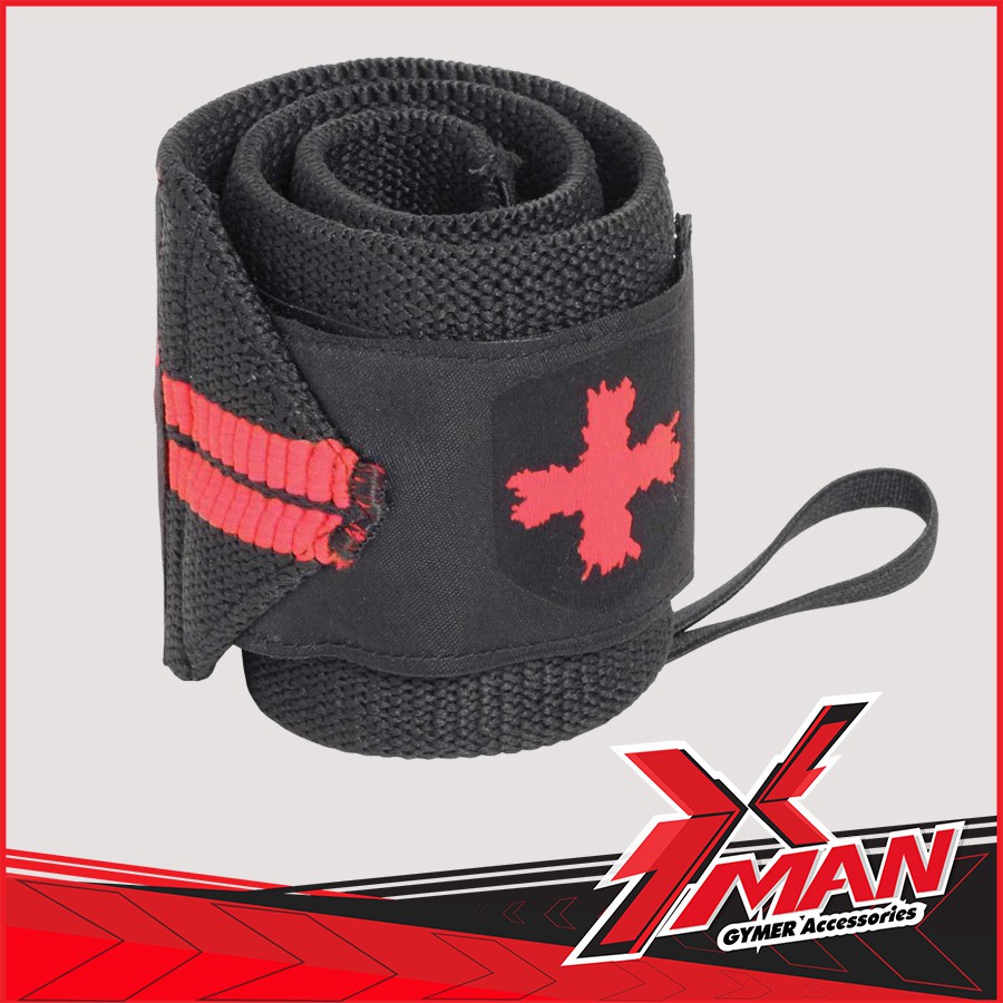 [Freeship] Phụ Kiện Thể Thao Gym Quấn cổ Tay bảo vệ cổ tay HARBINGER RED LINE WRIST WRAPS 443 Authentic 100%