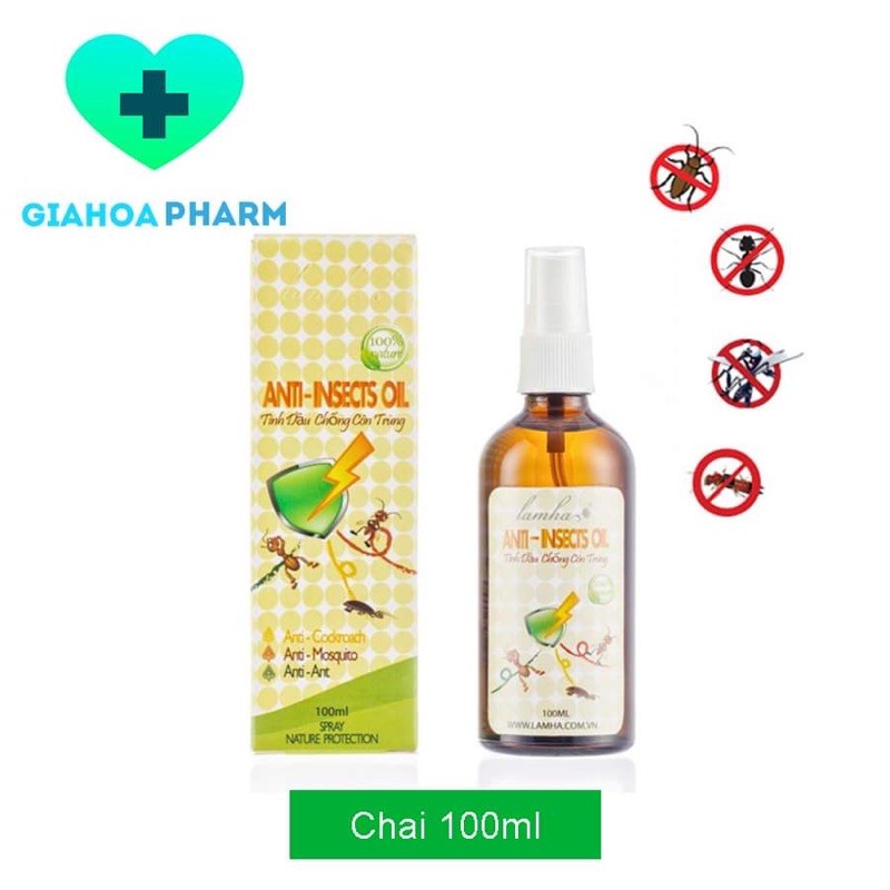 Tinh Dầu Chống Côn Trùng Lam Hà Anti-Insects Oil