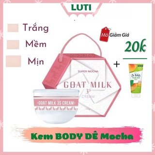 Kem body dưỡng trắng da body cấp ẩm Super Mocha