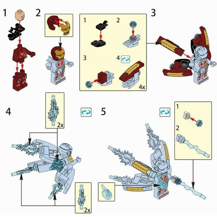 Mô Hình Đồ Chơi Lego Nhân Vật Iron Man Mark 50