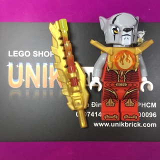 Lego UNIK BRICK Worriz Sói lửa trong Huyền thoại Chima chính hãng (như hình).