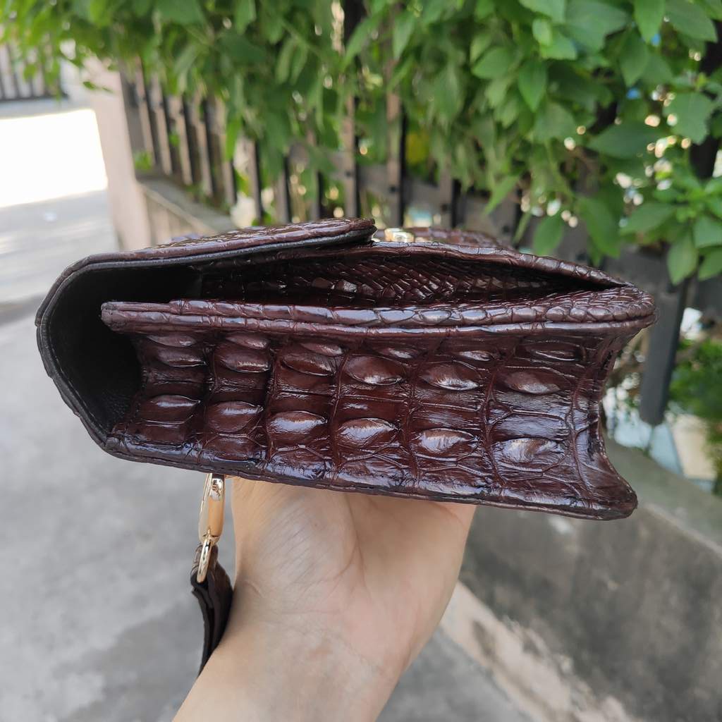 Cặp nam da cá sấu SIZE NHỎ CẦM TAY LỊCH LÃM!