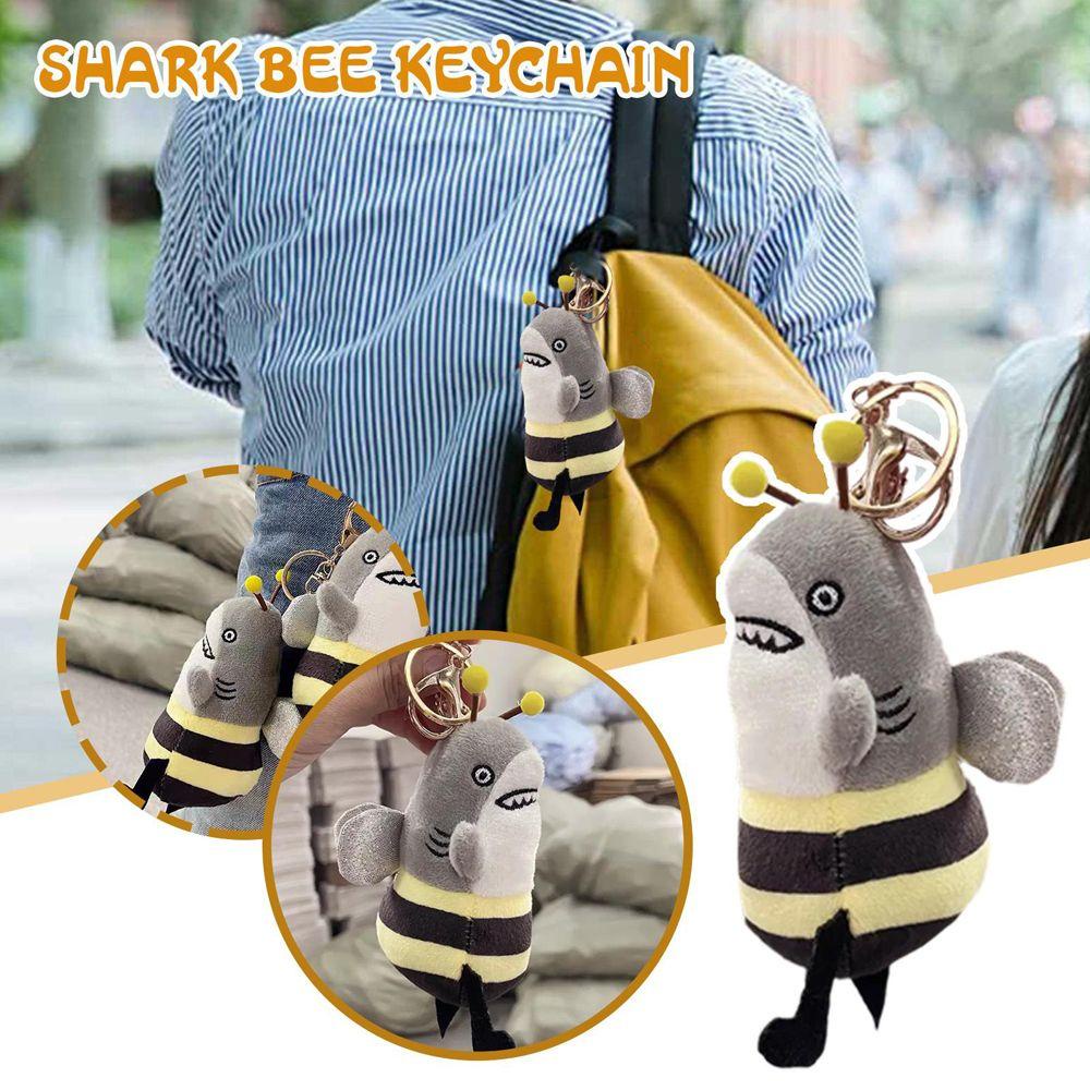 Móc Chìa Khóa Hình Cá Mập / Ong Nhỏ Dễ Thương SJHY0321 OUYOU
