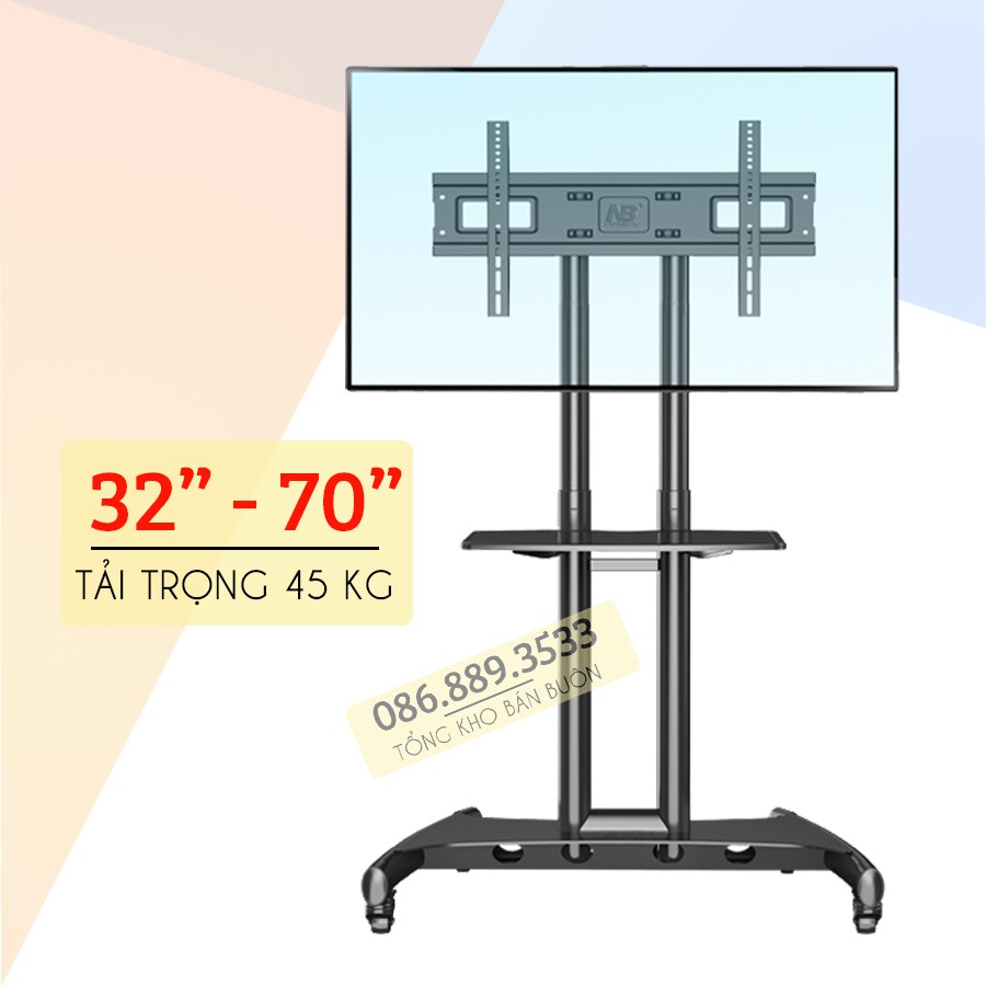 Giá Treo Tivi Di Động NB AVA1500 32 - 43 - 49 - 50 - 55 - 60 - 65 - 70 Inch Giá Treo Tivi Có Bánh Xe Di Chuyển