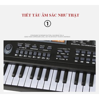 Bộ đàn Piano 61 phím cho trẻ em kèm micro