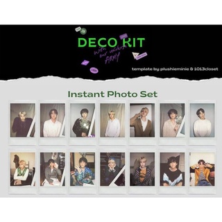 Ảnh trang trí pola deco kit bt.s chính hãng