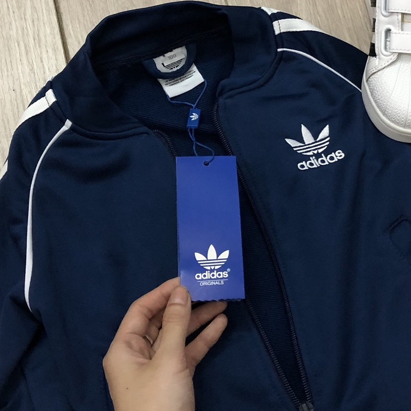 Đồ bộ thu đông cho bé trai - Bộ khoác nỉ Adidas cho bé trai size 3-10t