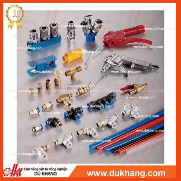 Nối hơi khí nén PG - Nối thẳng 1 đầu lớn 1 đầu nhỏ