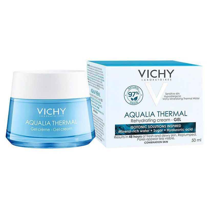 Vichy - Kem Dưỡng Ẩm & Cung Cấp Nước Dạng Gel Vichy 50ml Aqualia Thermal Rehydrating Cream-Gel