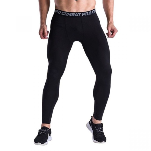 Quần Giữ Nhiệt Nam Quần Legging Combat Pro Tập Gym Thể Thao Dáng Dài Màu Đen Co Giãn 4 Chiều G-SPORTS