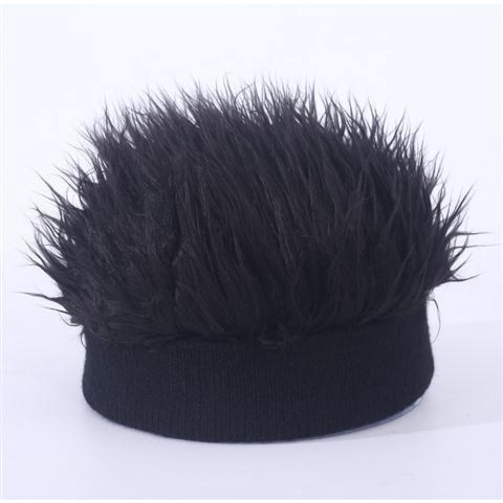 Mũ Trùm Đầu Gắn Tóc Giả Ngắn Phong Cách Hip Hop Trung Hoa