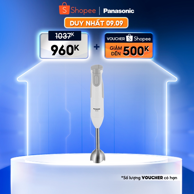 Máy Xay Cầm Tay Panasonic MX-GS1WRA - Hàng Chính Hãng