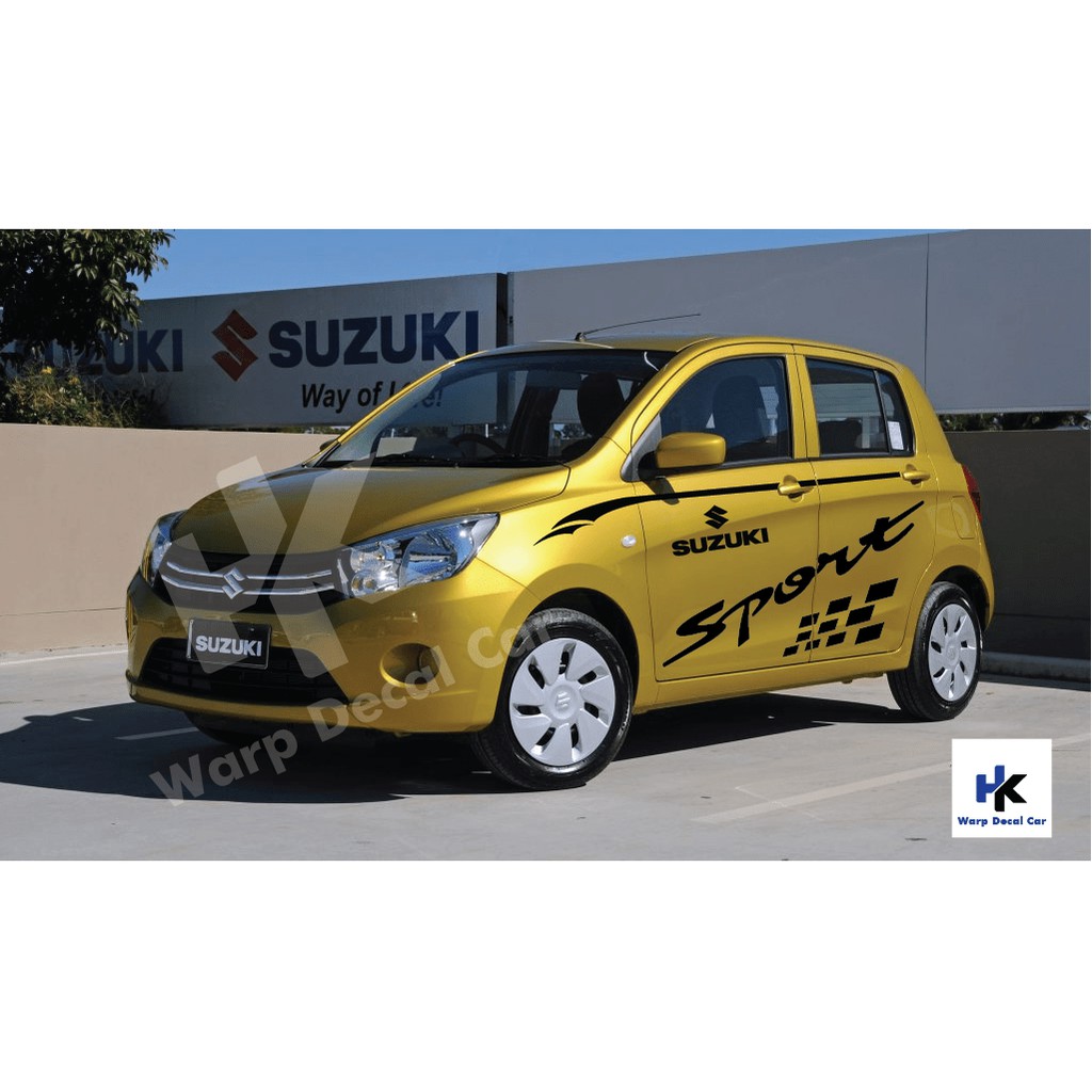 Tem xe Celerio -phong cách thể thao - decal Celerio