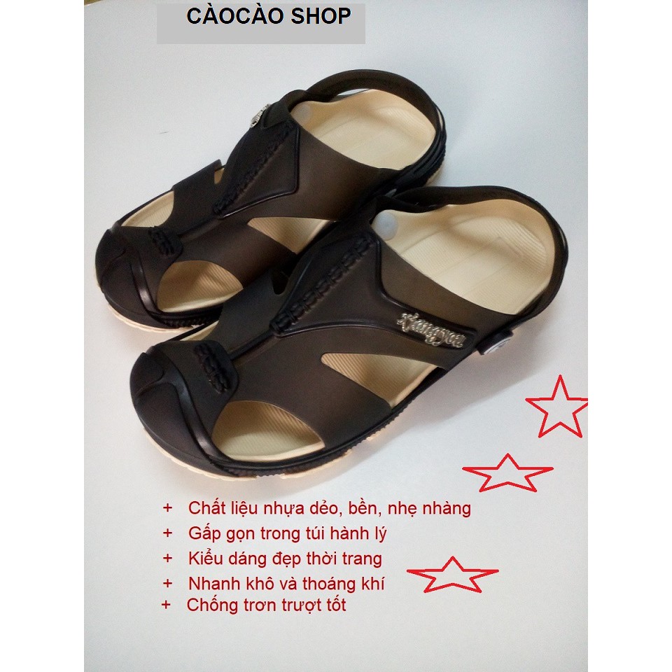 GIÀY NHỰA NAM CÁ TÍNH