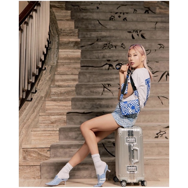 [Tặng Túi Giấy] Túi Đeo Chéo Da M L B Hoạ Tiết 2022 TQXK