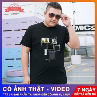 Áo thun nam big size 80 -125kg (hình thật)