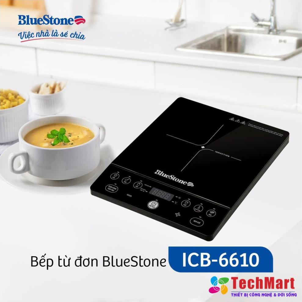 Bếp từ đơn BlueStone ICB-6610(2000W)- Tặng kèm nồi - Bảo hành 24 tháng