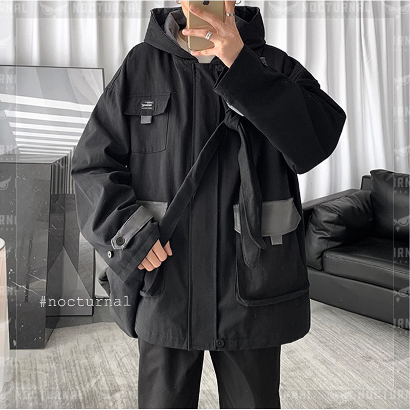 ÁO KHOÁC KAKI GRAYBOX UNISEX NOCTURNAL | BigBuy360 - bigbuy360.vn