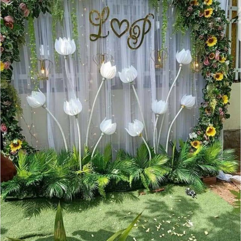 Đèn dẫn lối hoa sen