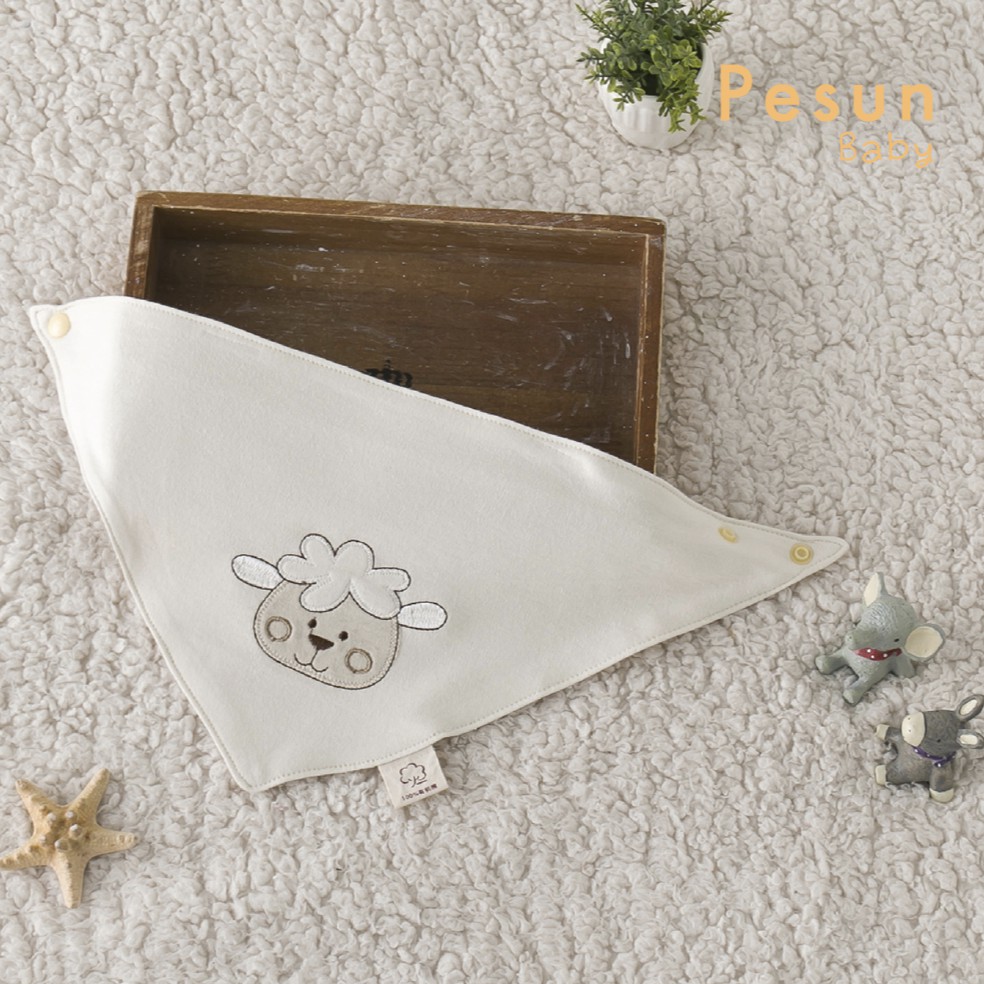 Khăn yếm dãi tam giác hàng cao cấp 1-5 tuổi 100% vải Cotton Hữu Cơ tự nhiên an toàn cho bé