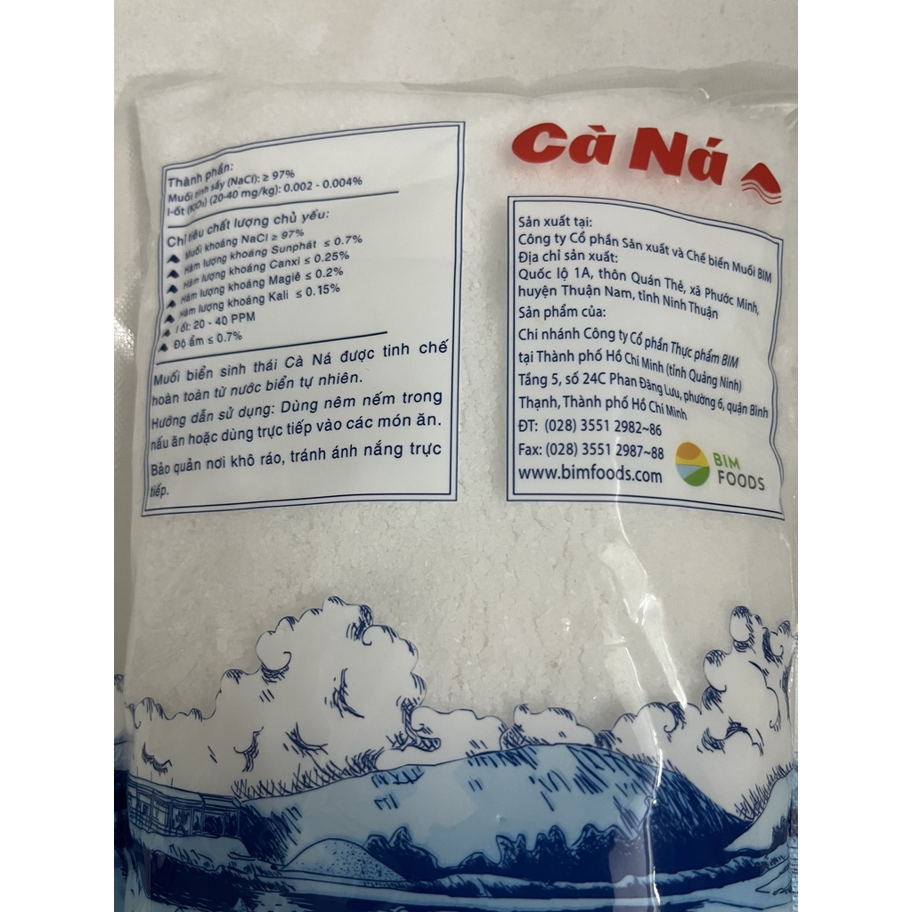 Muối có i - ốt Cà Ná 1kg