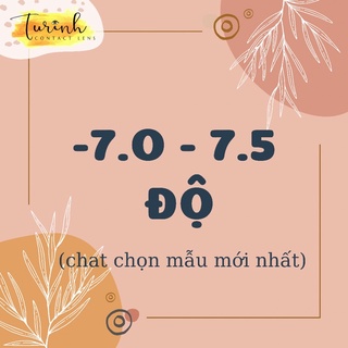 Lens 7.0-7.5-8.0-8.5-9.0-9.5-10.0 độ cận- kính áp tròng xám nâu đen choco