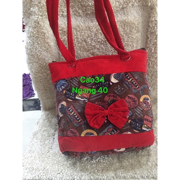 Túi si chất nhung y hình