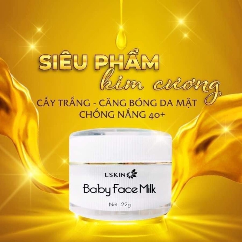 kem dưỡng da, kem chống nắng Baby face milk trắng hồng chống lão hoá khenh_beauty