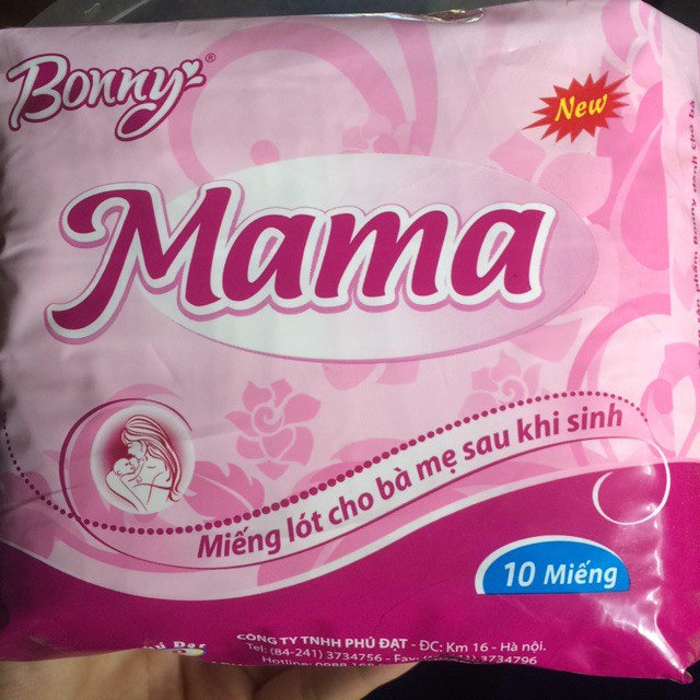Băng vệ sinh Mama cho mẹ sau sinh túi 10 miếng thấm hút tốt