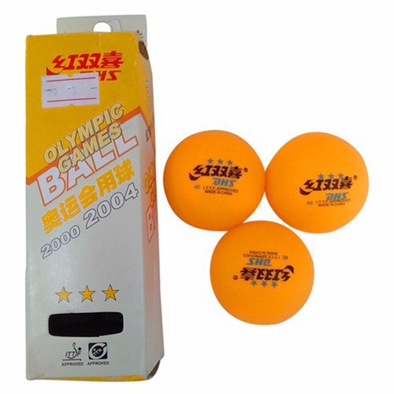 Quả bóng Bàn 3 Sao DHS loại tốt, đạt chuẩn thi đấu, một hộp 3 quả.