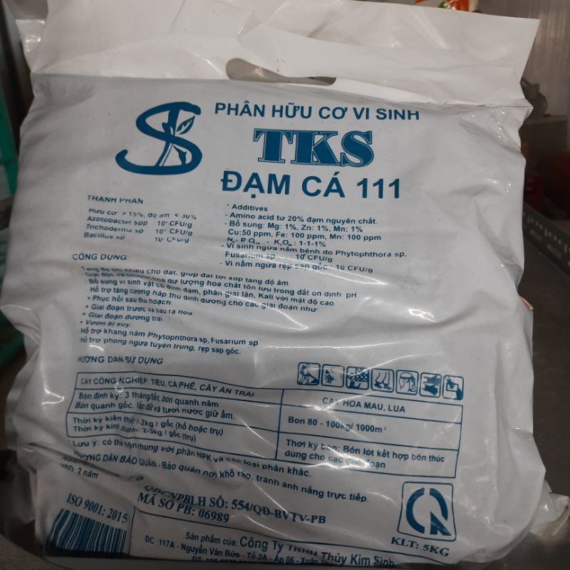 Phân bón đạm cá 5kg