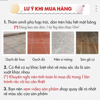 Simili lót sàn dày vân gỗ loại dày 1.6mm xốp chống nước giá rẻ