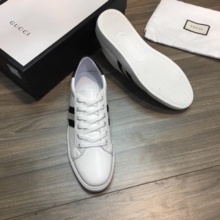 Giầy Da gucci Đen trắng