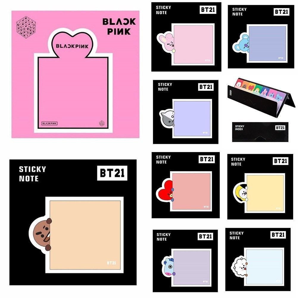 Giấy Ghi Chú Hình Bt21 Dễ Thương