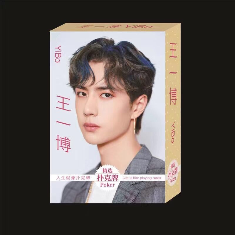 Bộ bài tây 54 lá in hình Tiêu Chiến, Vương Nhất Bác, TFBOYS, Lý Hiện
