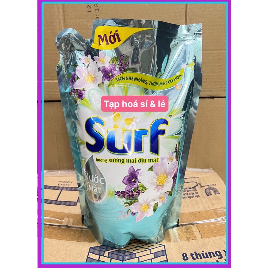 Nước giặt Surf sương mai diệu mát / hương Cỏ hoa diệu kỳ túi 1,7lít