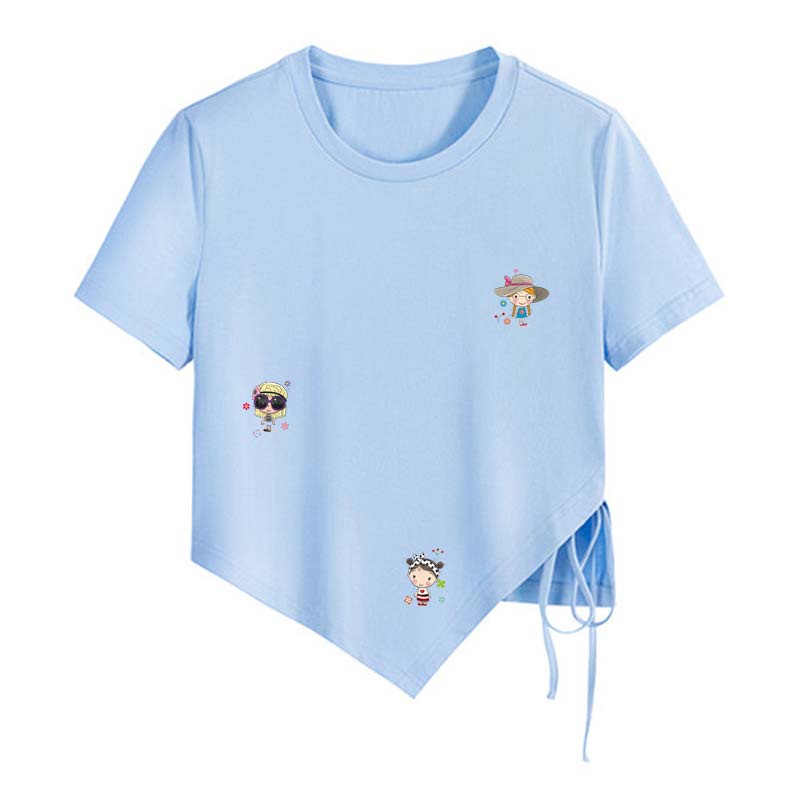 Miếng Dán Ủi Trang Trí Xe Hơi Họa Tiết Hoạt Hình Dễ Thương DIY