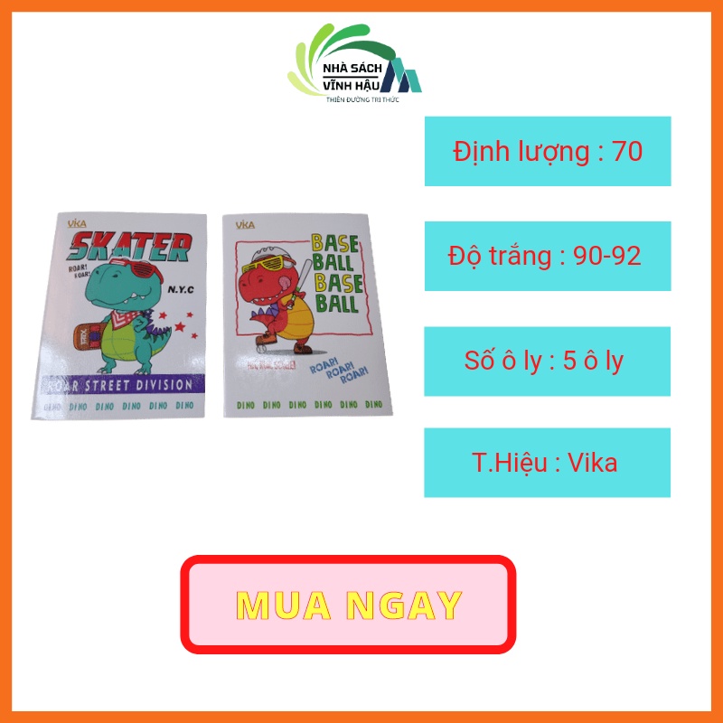 TẬP HỌC SINH VIKA 96 TRANG