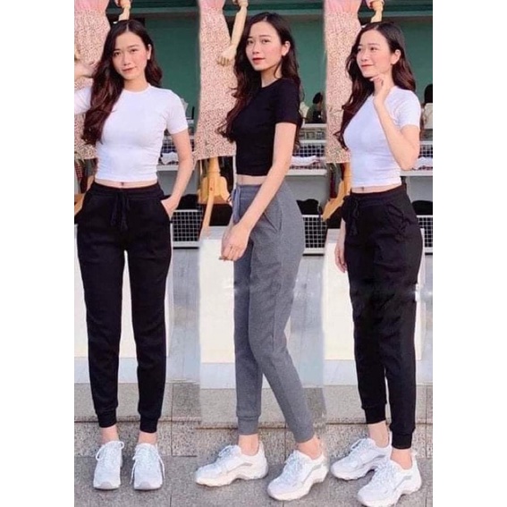 Quần Jogger len tăm