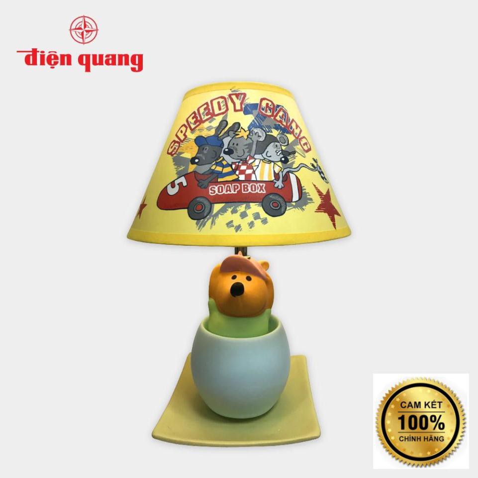 Đèn Gốm Sứ trang trí Điện Quang ĐQ DL18 WW (Thân hình gấu vàng, bóng Led 5W, warmwhite) .