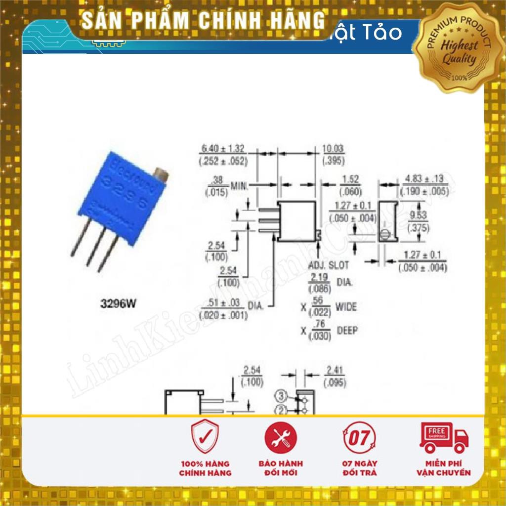 [Linh kiện] Biến Trở VR 104-100K 3296W | BigBuy360 - bigbuy360.vn