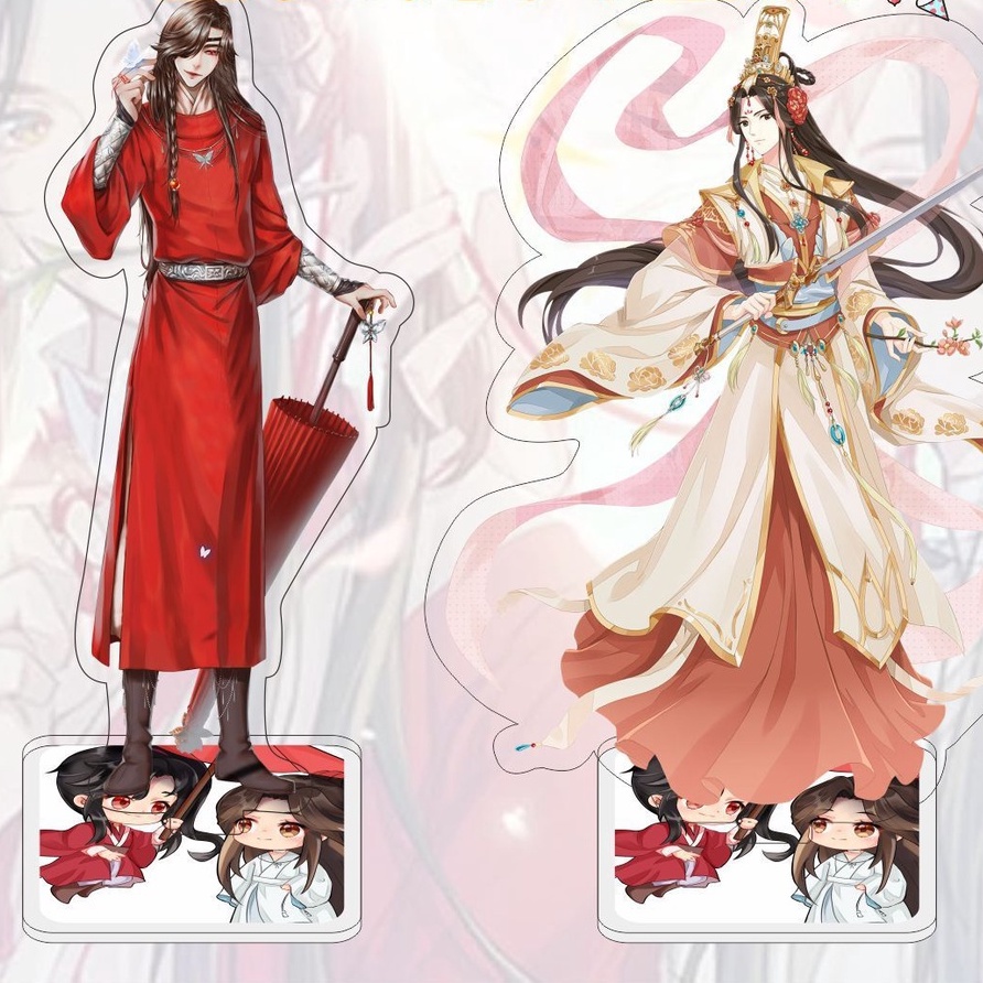 Standee THIÊN QUAN TỨ PHÚC, Tạ Liên, Hoa Thành, Phong Sư Standee Mica, Chibi 15, 16cm [ kèm quà]