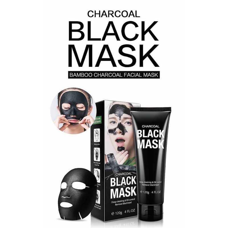 * Kem lột mụn cám mụn đầu đen Black Mask