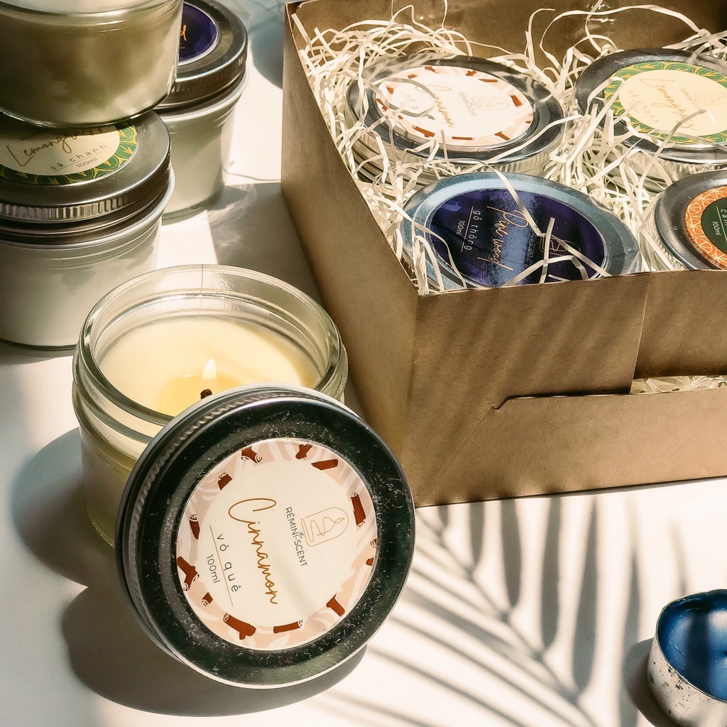 Nến Thơm Organic hương Vỏ Quế 100ml