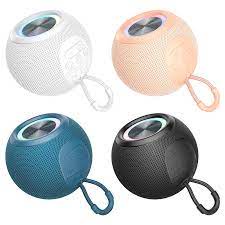 Loa Bluetooth BOROFONE BR23 Hình Cầu LED Tròn, Âm Thanh Sống Động, Pin 2400mAh, Bluetooth 5.0, Có Hỗ Trợ Khe Cắm Thẻ Nhớ