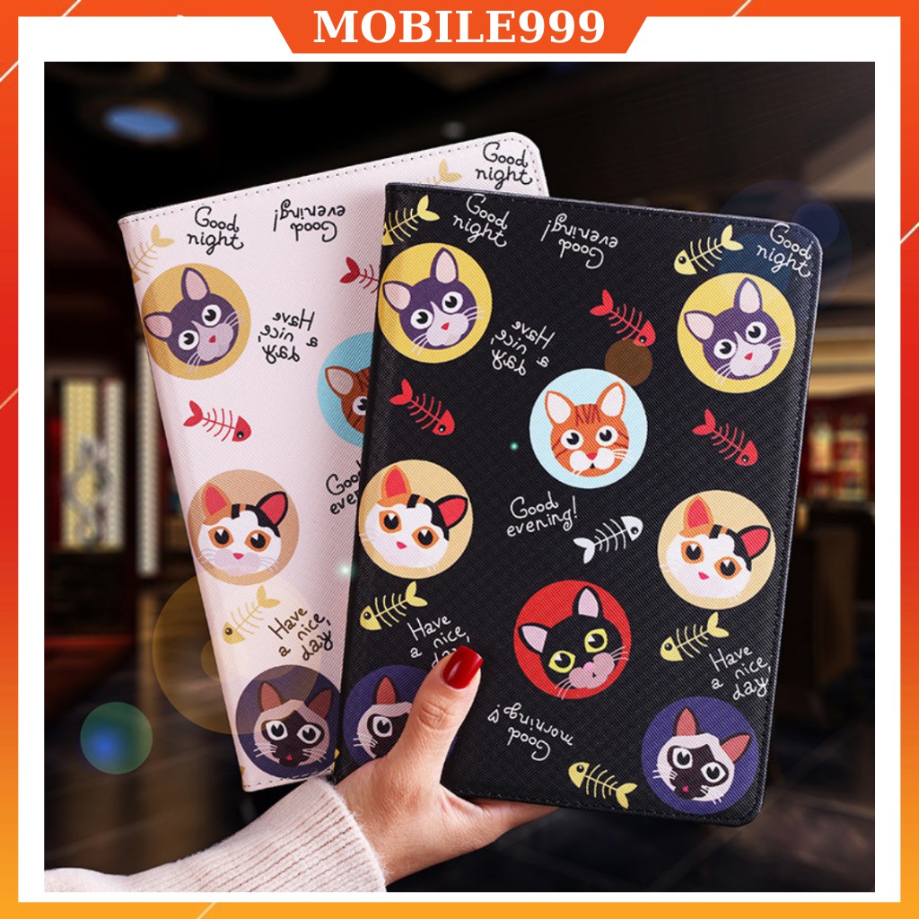 Bao da ipad Silicon hình Đầu Mèo cute chất đẹp ốp ipad Air 2/Pro 11/9.7/10.5/Air 3/10.2 gen7/8...MOBILE999 | BigBuy360 - bigbuy360.vn