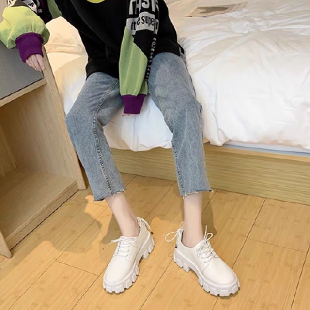 Giày oxford, Giày ulzzang dây buộc sau-Fullsize | BigBuy360 - bigbuy360.vn