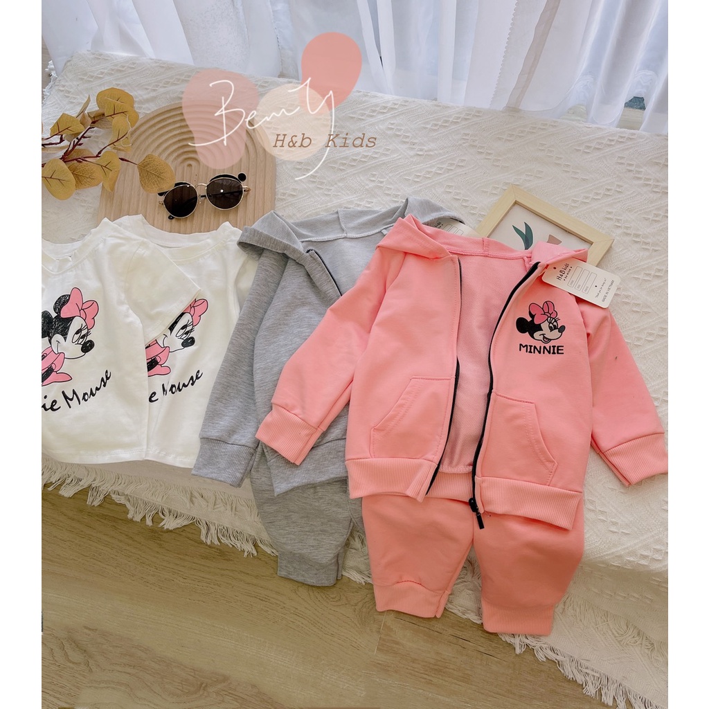 Set 3 món mickey cho bé